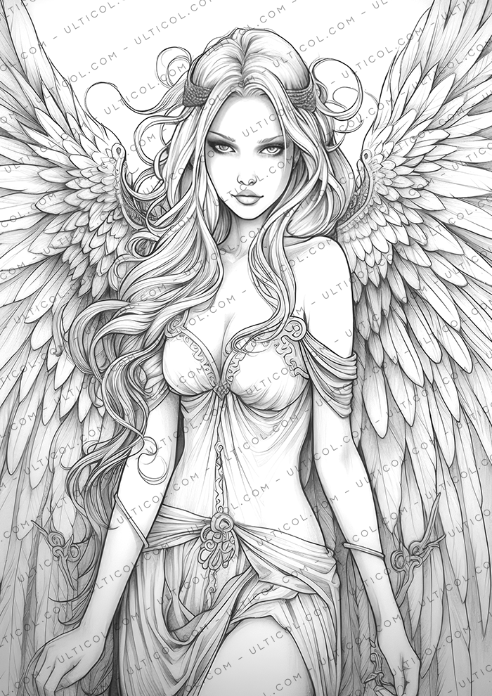 Angel Coloring Book
