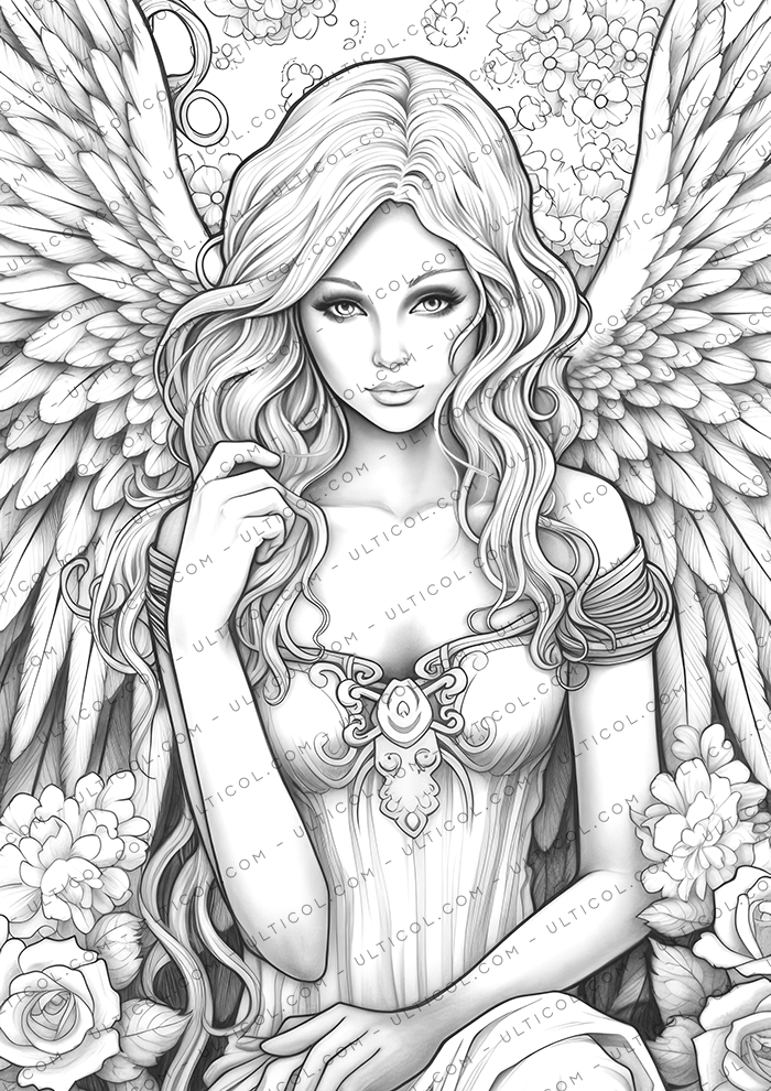 Angel Coloring Book