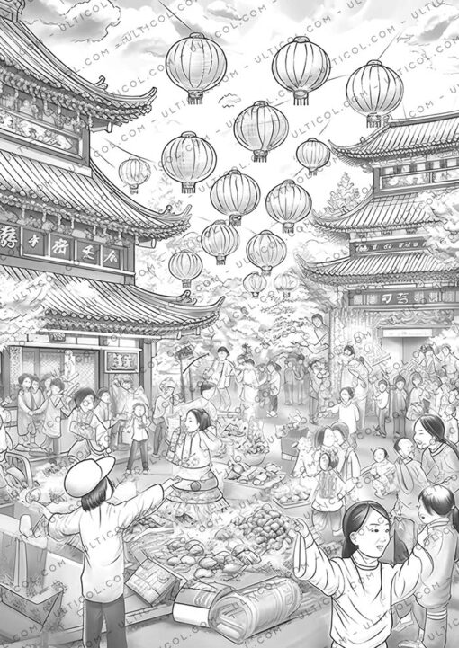 Chinese New Year Coloring