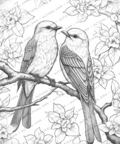 Love Birds Coloring