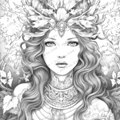 Winter Queen Coloring Pages