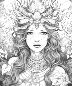 Winter Queen Coloring Pages
