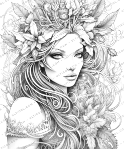 Winter Queen Coloring Pages