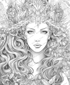 Winter Queen Coloring Pages