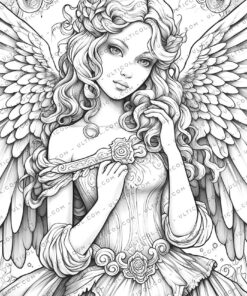 Christmas Angel Coloring