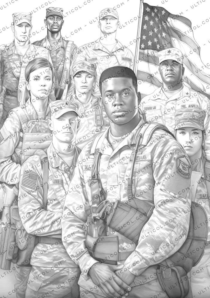 Veterans Day Coloring