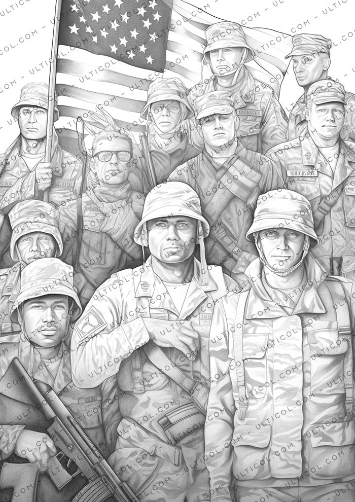 Veterans Day Coloring