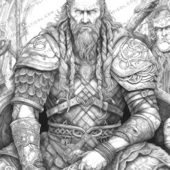 Viking Warriors Coloring
