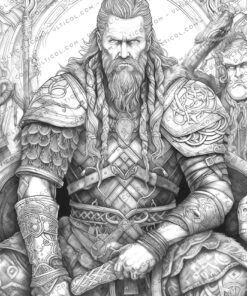 Viking Warriors Coloring