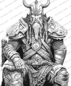 Viking Warriors Coloring
