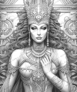 Egyptian Goddesses Coloring