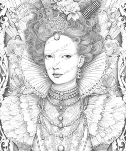 Elizabethan British Royal Coloring