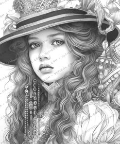 Whimsical Victorian Coloring