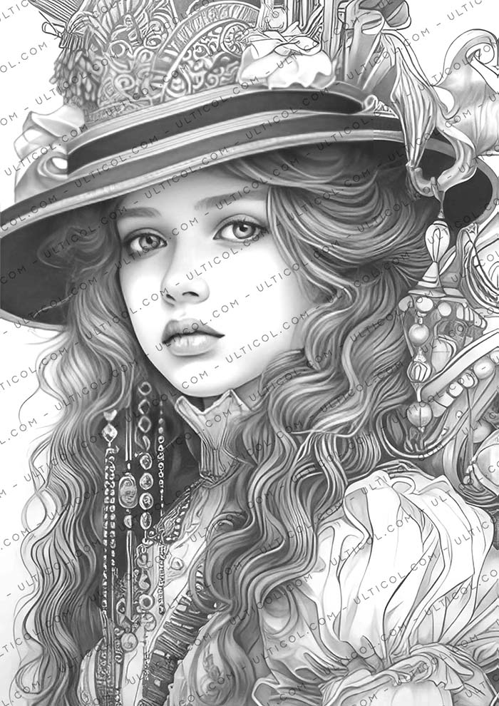 Whimsical Victorian Coloring