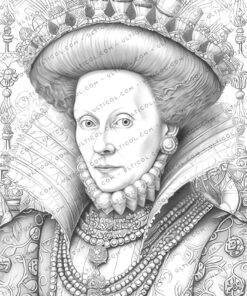 Elizabethan British Royal Coloring