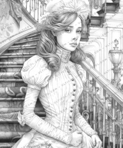 Whimsical Victorian Coloring