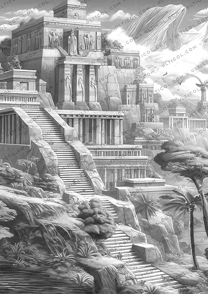 Mysterious Civilization Coloring