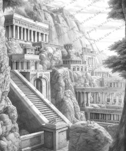Mysterious Civilization Coloring