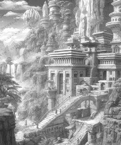 Mysterious Civilization Coloring
