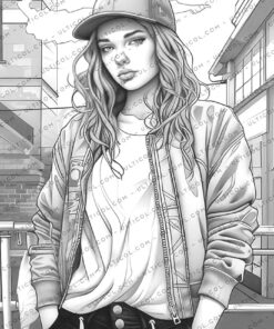Streetwear Fashion Coloring