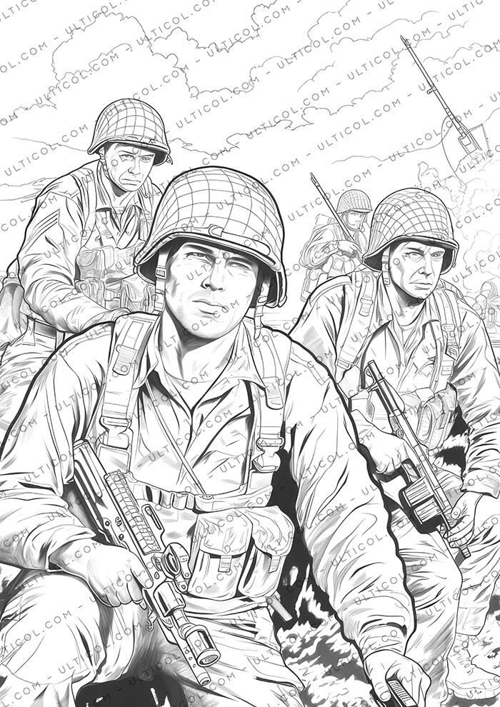 World War one Coloring