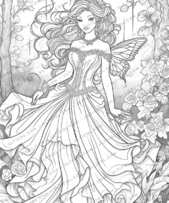 Spring Princess Coloring
