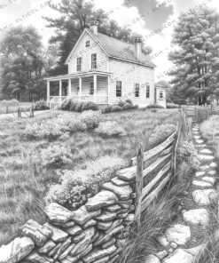Gorgeous Cottage Gardens Coloring