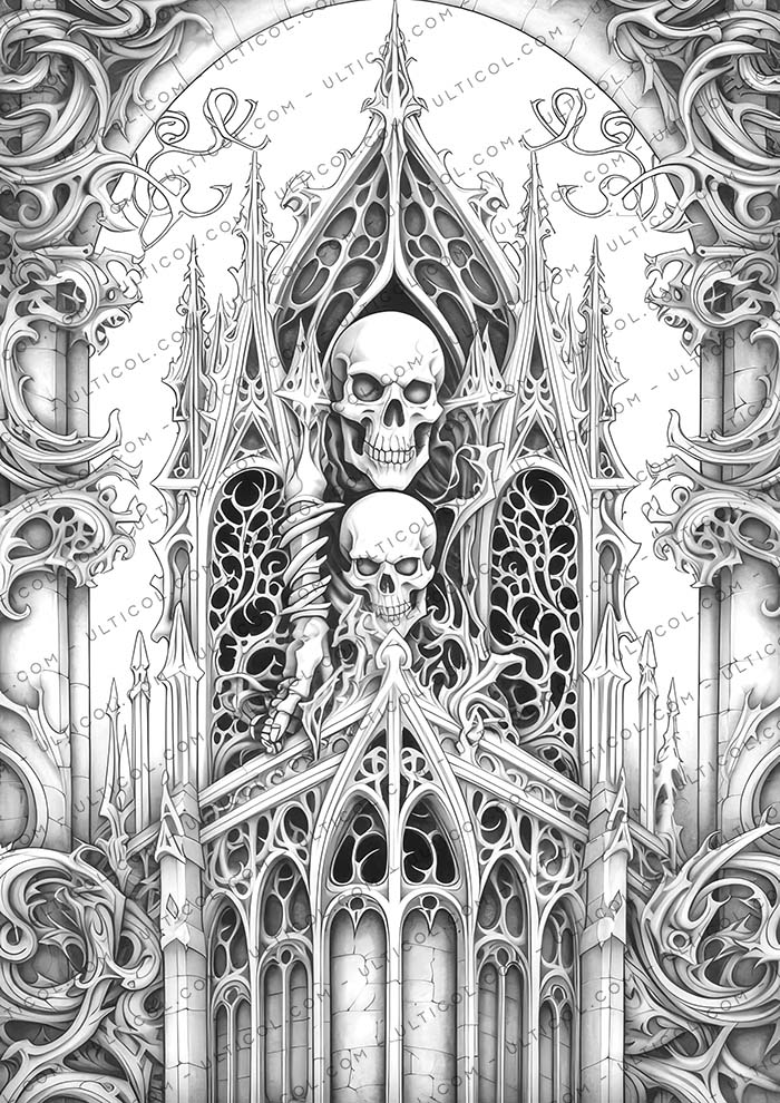 Gothic Tattoos Coloring