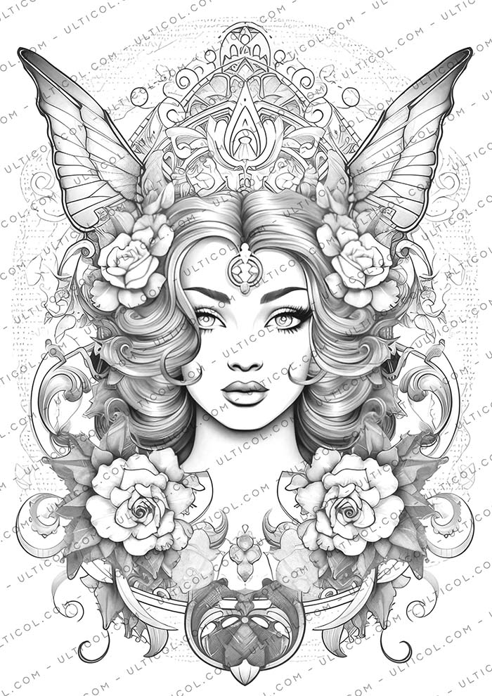 Gothic Tattoos Coloring