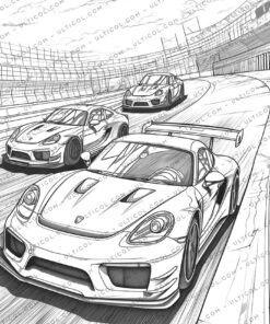 Race Car Coloring