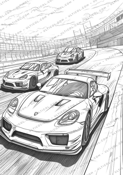 Race Car Coloring