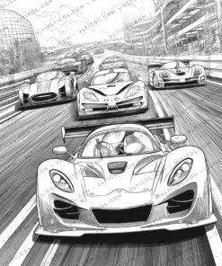 Race Car Coloring