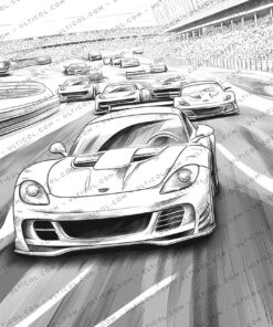 Race Car Coloring