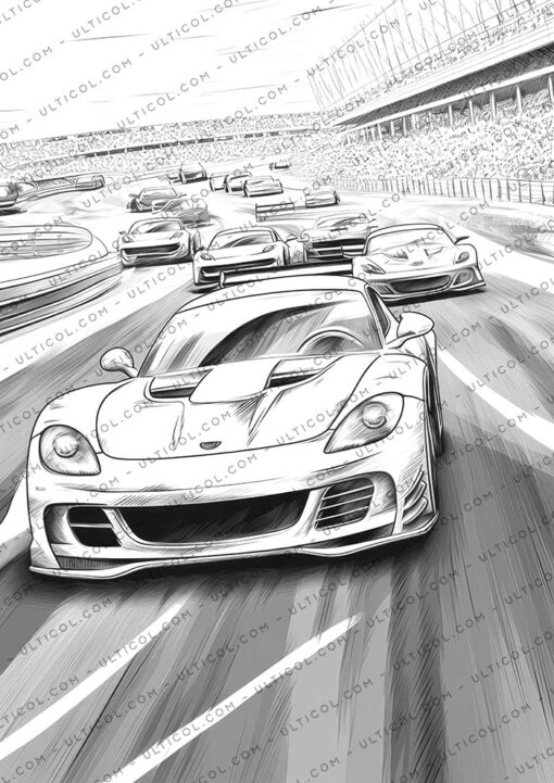 Race Car Coloring