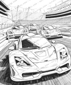 Race Car Coloring