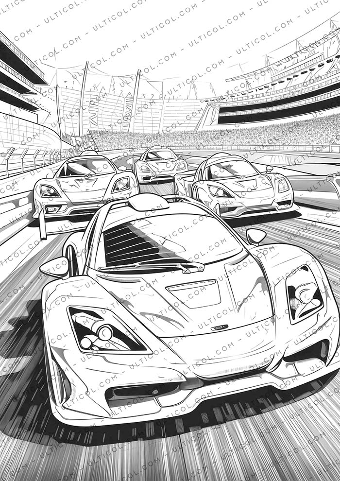 Race Car Coloring