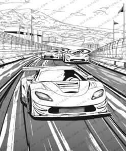 Race Car Coloring