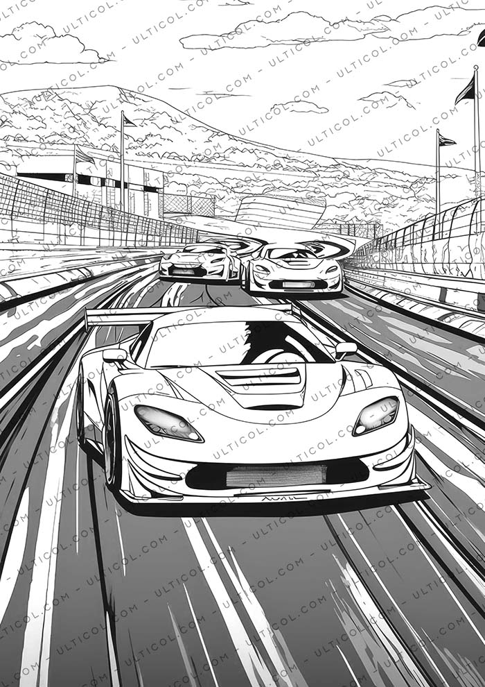 Race Car Coloring