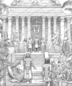 Lost Civilizations Coloring Book