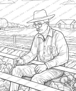 Farmers Coloring Pages