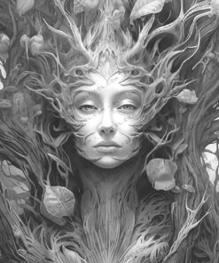 Tree Spirit Coloring