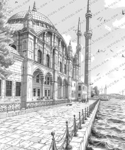 Istanbul City Coloring