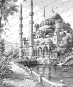 Istanbul City Coloring