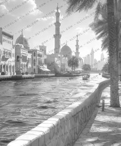 Dubai City Coloring