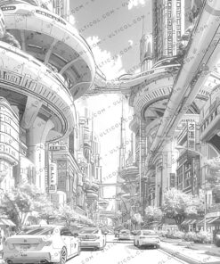 Dubai City Coloring