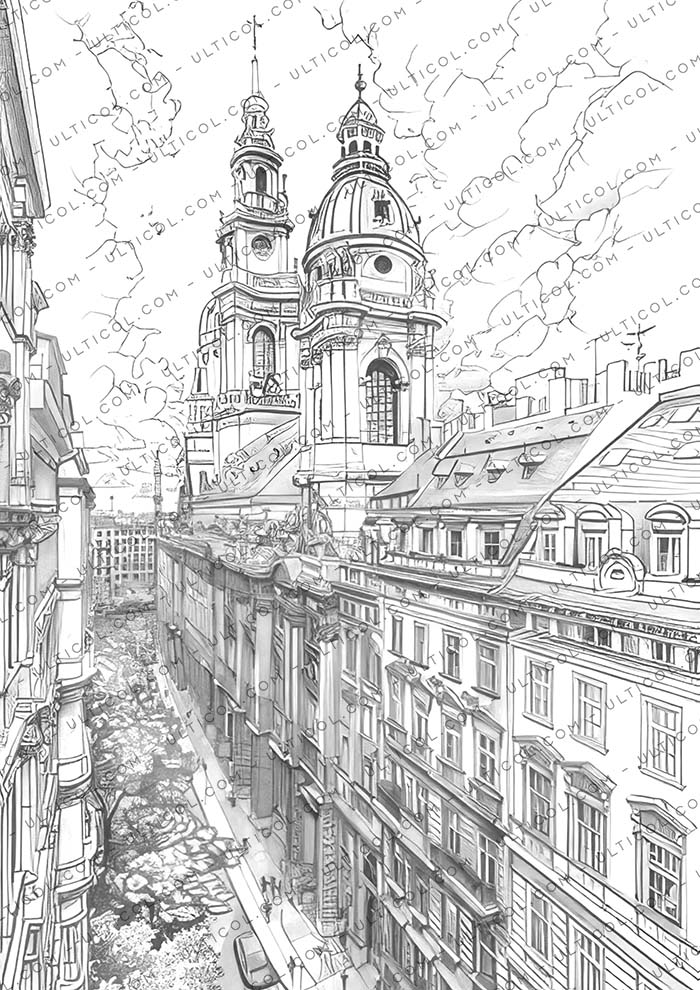 Vienna City Coloring