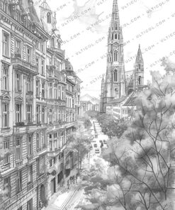 Vienna City Coloring