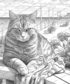 Summer cats Coloring