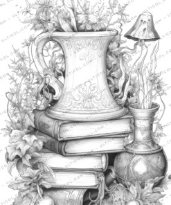 Book of Spells Coloring Book
