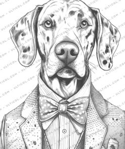 Crazy Dogs Coloring
